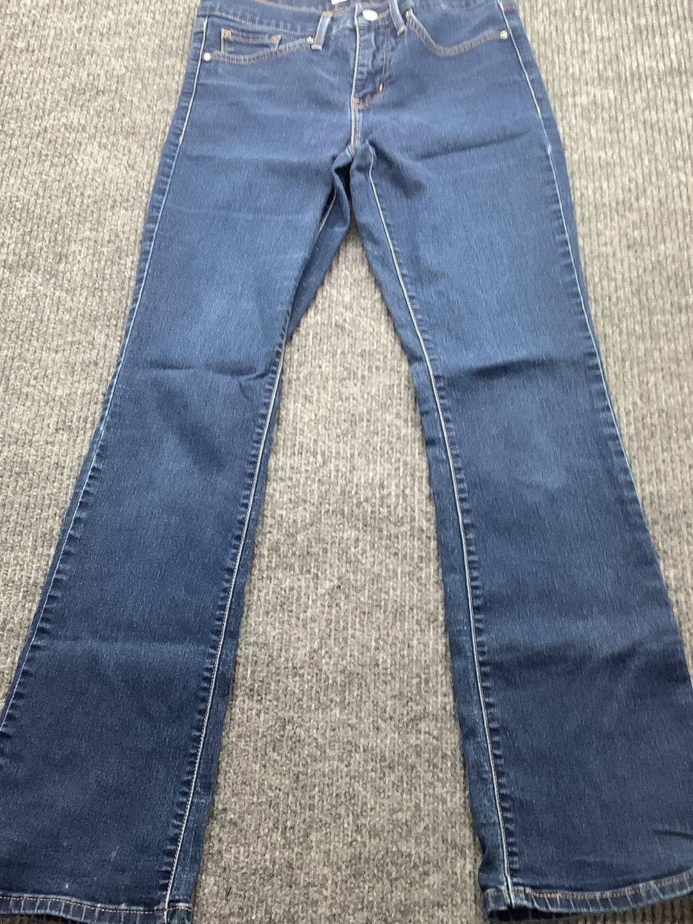 Levi's Dark Blue Wide-Leg Jeans